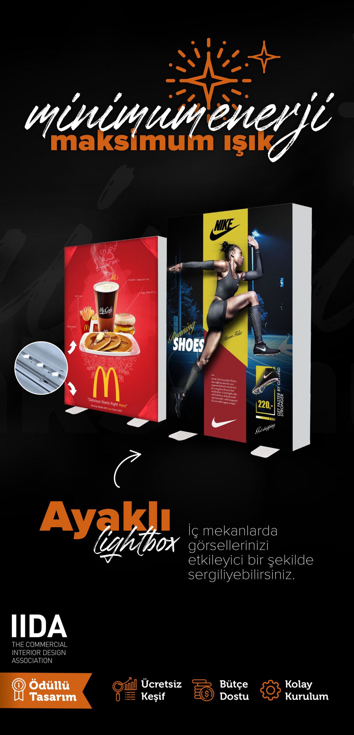 ayaklı lightbox